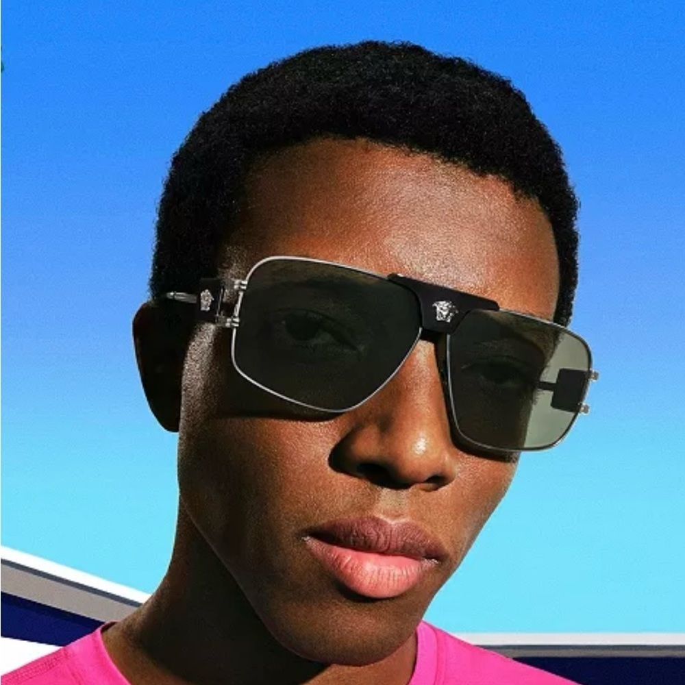 Versace Special Project Squared Sunglasses ~ NEW IN BOX W/CASE! 🕶️ - Picture 5 of 15